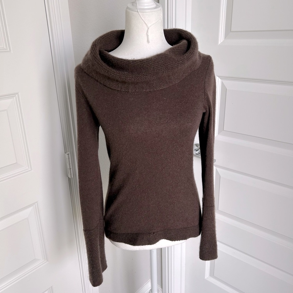 Cashmere Cowl Neck Sweater